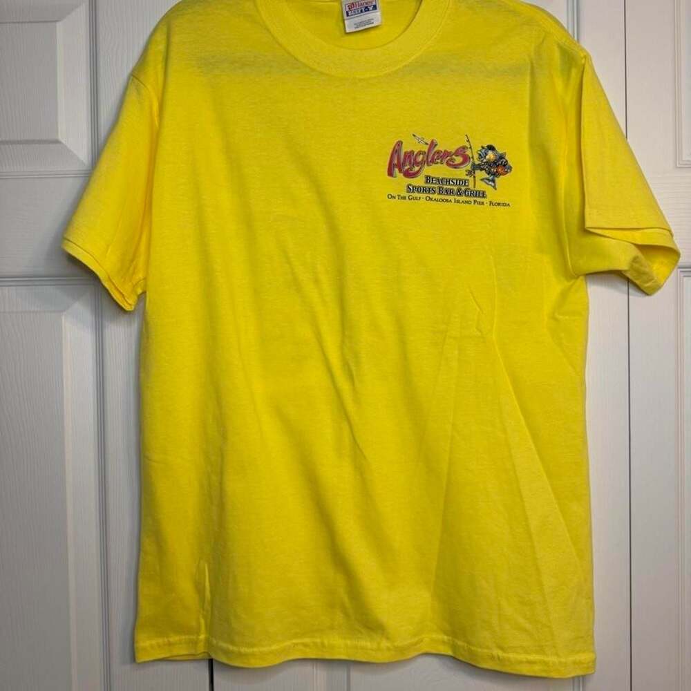 Hanes Anglers Beachside Sports Bar & Grill 2001 Florida T-Shirt Medium